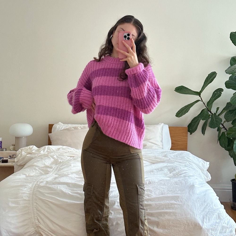 Zara olive cargo pants